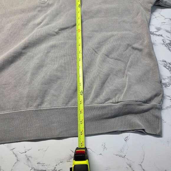 Orvis Men's Orange Gray Quarter Zip Longsleeve Pullover Sweatshirt Bundle (Flaw) - Picture 6 of 15